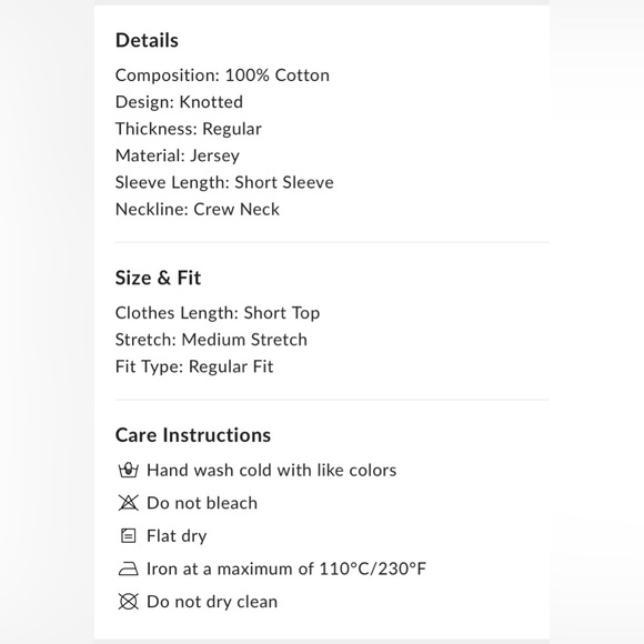 NWOT - Grey Cotton Knotted T-Shirt
Never worn
Medium - Picture 3 of 3